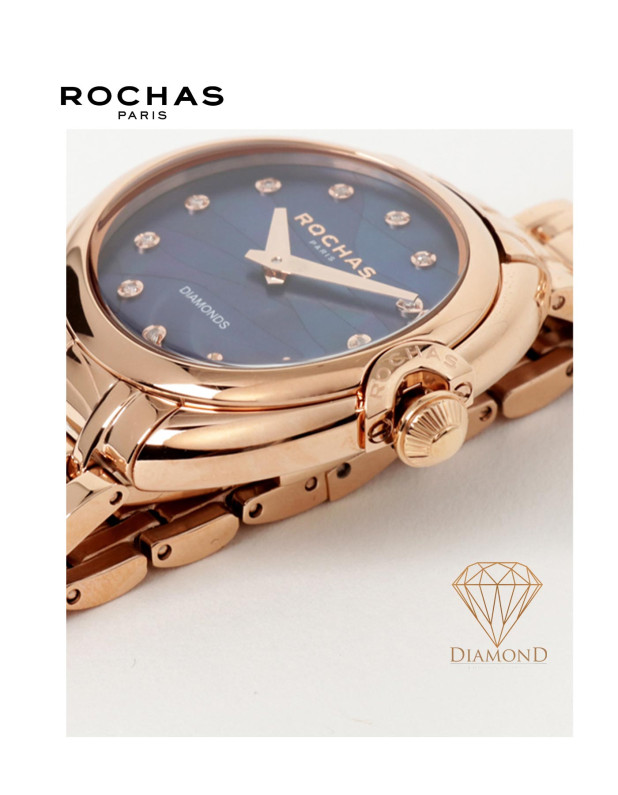 ROCHAS Ladies Diamond Watch